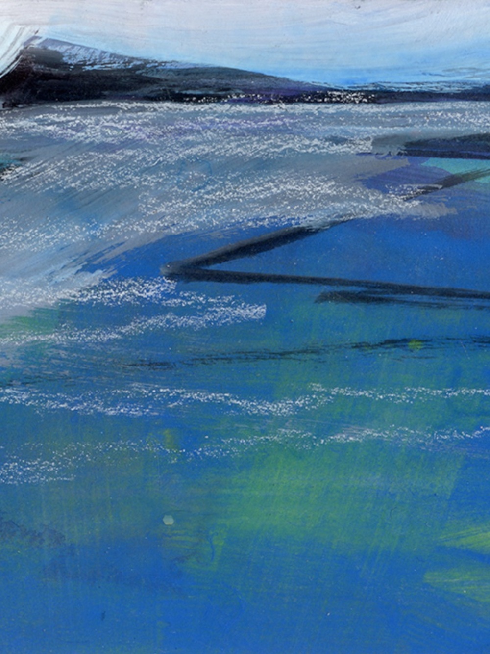 ACEO art, Landscape Painting, AbstractLandscape